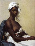 Marie-Guillemine Benoist Portrait of a black woman oil painting artist